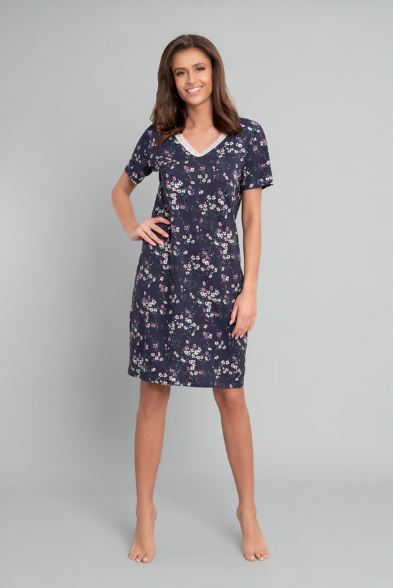 Camisón de manga corta Evita Moda Italiana - estampado