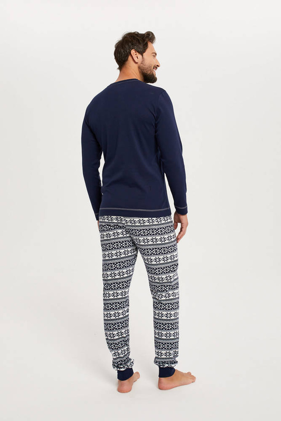 Arktyka Pijama de hombre Moda Italiana - azul marino