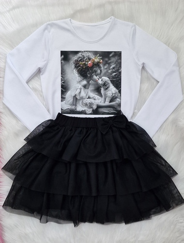 Kiss Baby blusa Bambarillo blanco-jersey | Comodidad y estilo
