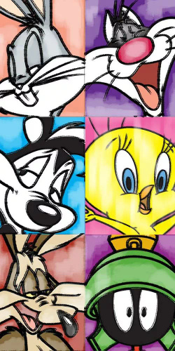 Looney Tunes Toalla de playa para niños Carbotex | 100% algodón, 310 g/m²