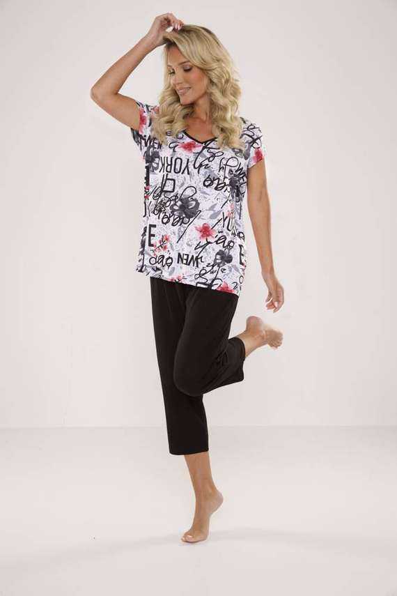 676 Soled Pijama de señora Forex - blanco