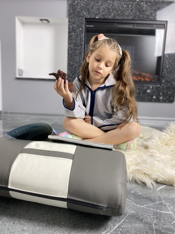 374 / 375 Albornoz infantil Desiree - gris