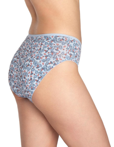 L-122BI-63 Pack de 3 braguitas Lama para mujer, algodón, corte clásico