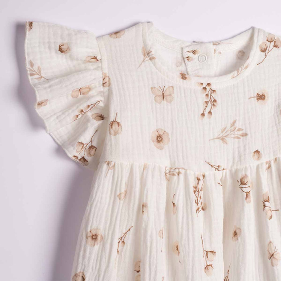 Nicol 224250 Vestido de Muselina para Niña 100% Algodón para Verano