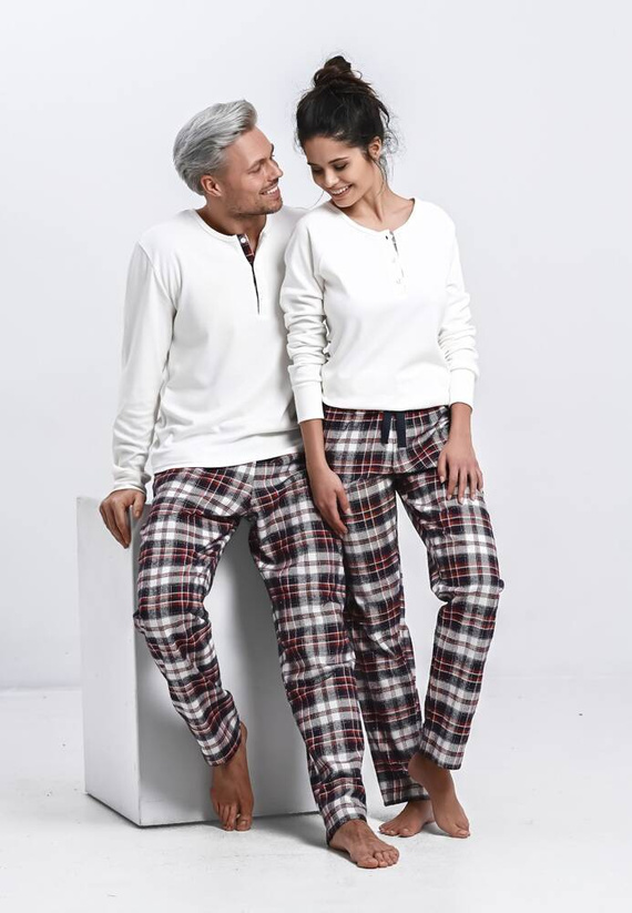 Mollie Pijama de mujer Sensis Interlock - crema