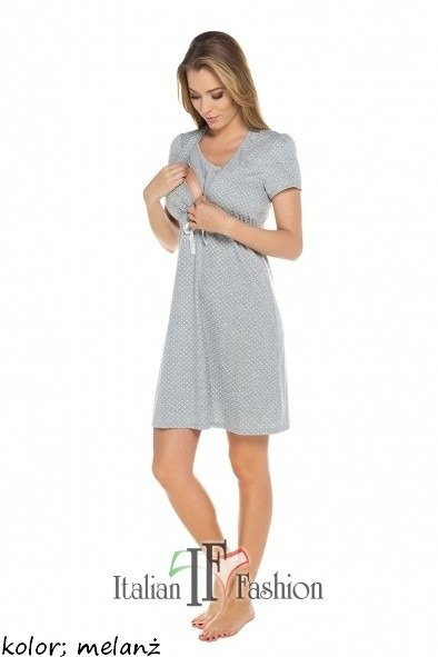 Camisa Joy Embarazo y Lactancia Moda Italiana- melange