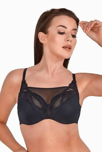 BS 1216 Sujetador Ida Soft Gaia - Negro