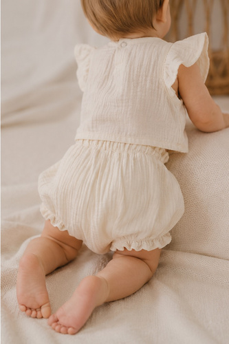 Mamatti BY50003 bloomers de muselina para bebé ligeros y frescos verano