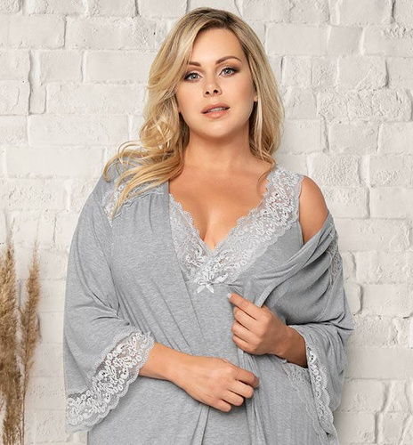 Samaria Bata Moda Italiana manga 3/4 - gris