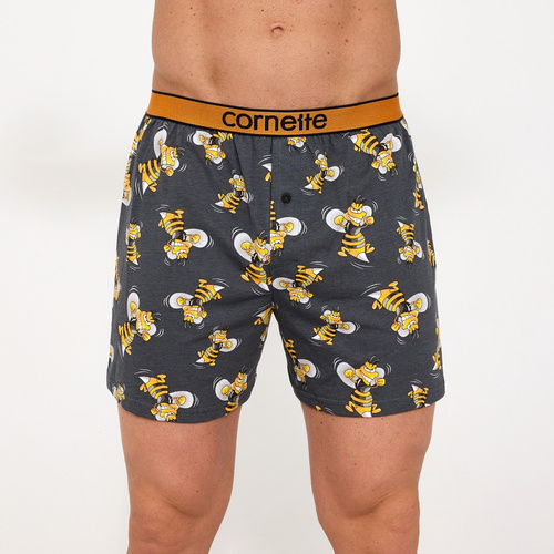 001/187 011/187 Calzoncillos Hornet Cornette Classic para hombre - 100% algodón, corte holgado, abertura con botón, comodidad diaria