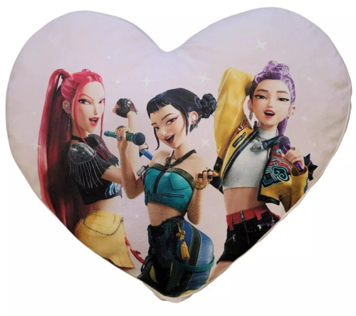 Halantex Cojín Corazón K-POP Demon Hunters 40 cm Forma 04 Morado