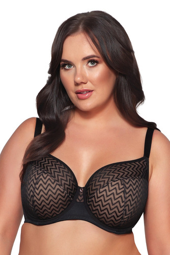 2102 Ava maxi sujetador semiacolchado - negro