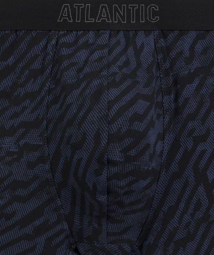 Atlantic 3MH-239 A3 Boxers para Hombre 3-Pack Algodón Grafito Negro Índigo