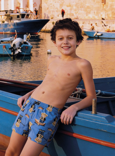 Boxers niño Cornette 714/07 715/07 100% algodón con botón