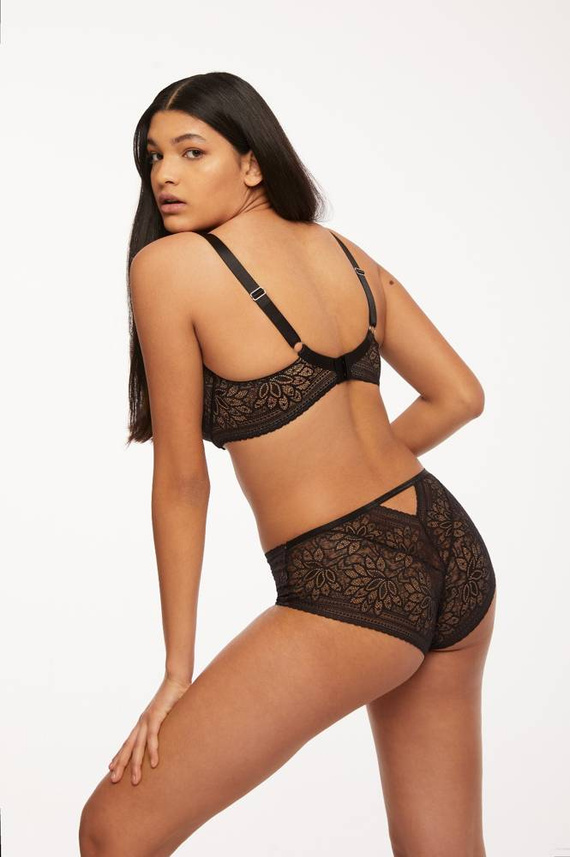 SC-857 Sujetador suave Mandala III Kinga negro