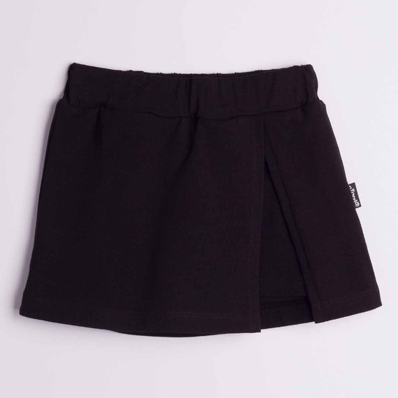 163872 Nicol Falda-Pantalón para niña de algodón negro para verano