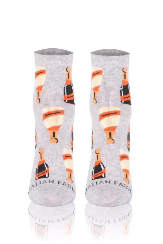 S153Z Calcetines Prosecco Calcetines Moda Italiana - light melange