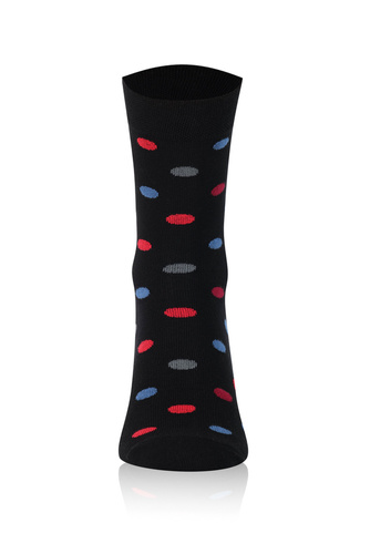 M21 Calcetines largos de hombre Italian Fashion - negro/bordeos/grafito