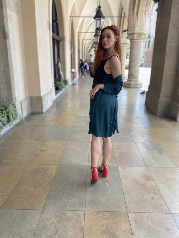 871 Visa Bata de mujer Forex - verde botella