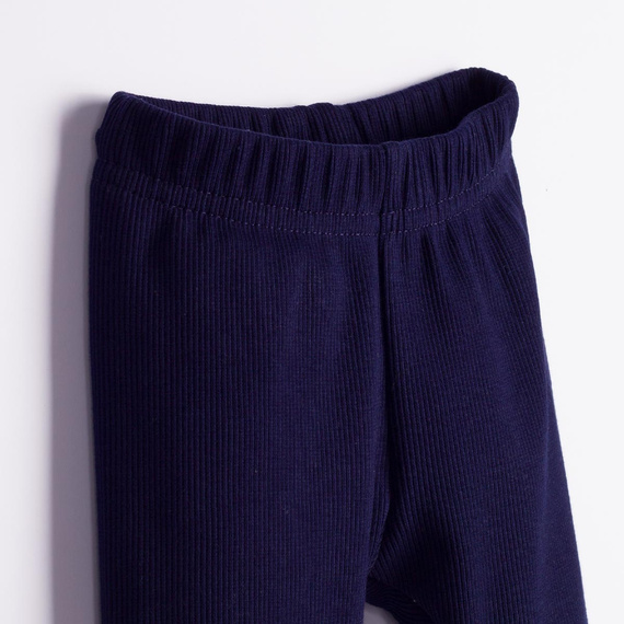 228021 Nicol FARMA Pantalones para bebé azul marino elásticos con canalé
