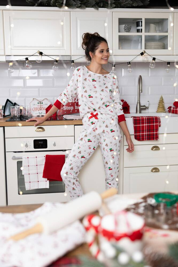 Pijama para mujer Samantha Sensis -ecru