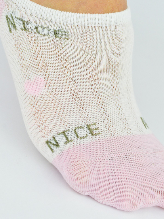 Calcetines bailarina mujer ST091 Noviti algodón invisibles silicona