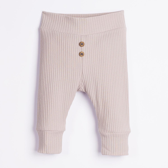 228016 Nicol FARMA Pantalones para bebé de algodón acanalado gris