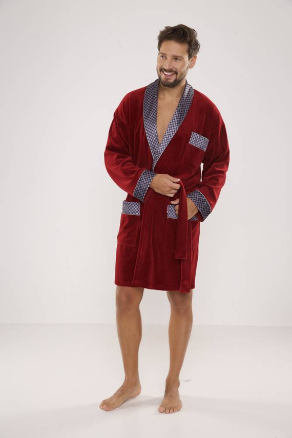 772 Bata de hombre Bonjour forex - granate