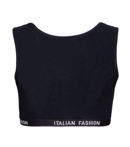 Nikola Sujetador de niña, tirante ancho Italian Fashion- negro