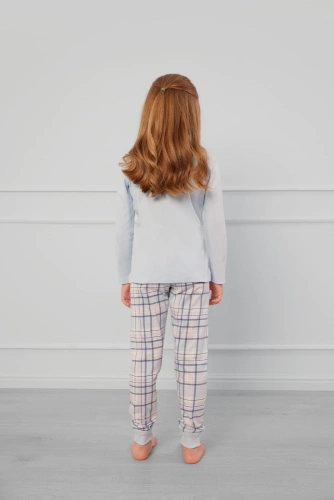 Katrin Pijama de niña Moda Italiana - azul/estampado