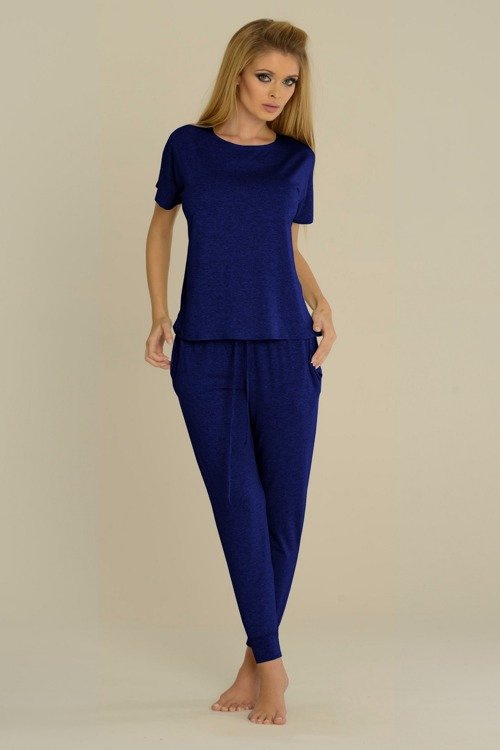 524 Paula Pijama de mujer De Lafense - azul marino