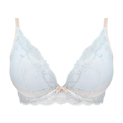 Francesca Bras Unikat Soft - suave, beige-azul, elegante encaje