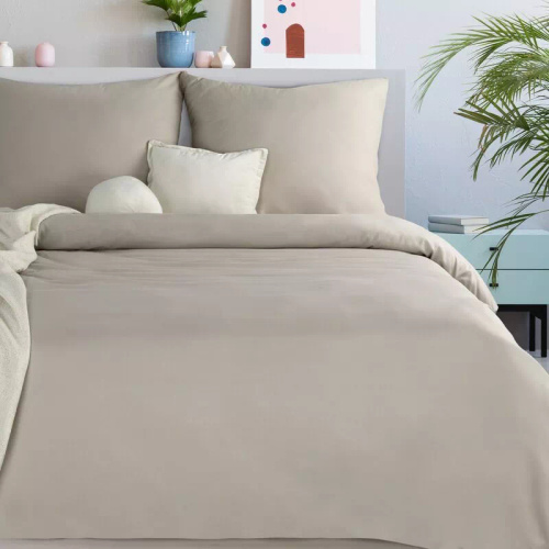 Ropa de cama MI de microfibra Eurofirany suave con cremallera 100% poliéster beige