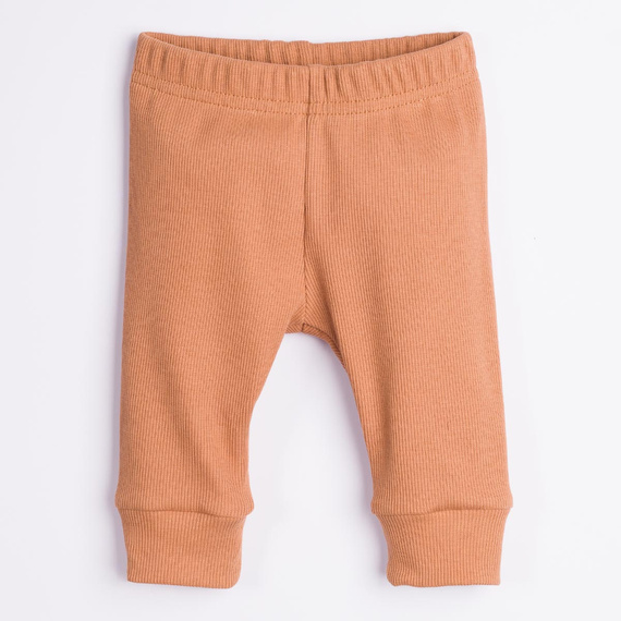 228018 Nicol FARMA Pantalones para bebé marrones elásticos con canalé