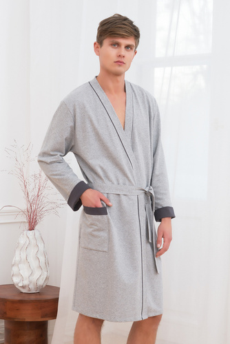 Gabriel Albornoz de hombre con bolsillos Moda Italiana- melange/grafito