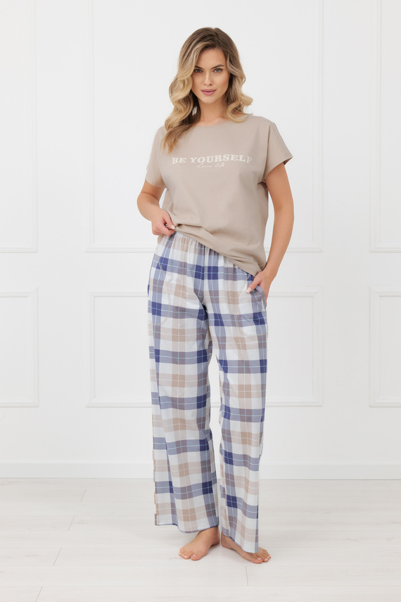 Pijama mujer Rima Italian Fashion 100% algodón pantalón largo