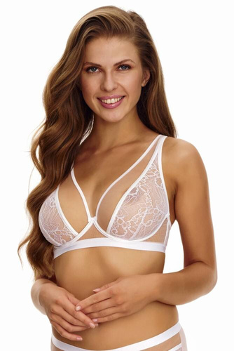 2455 Sujetador bralette suave Lupoline - blanco beige