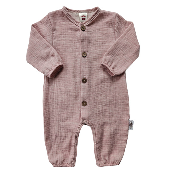 Pijama Just Muslin 02235BSR Makoma rosa- ligero, transpirable, 100% algodón