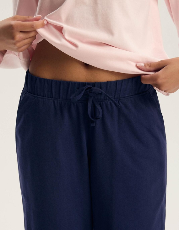 Henderson 46114 Gianna Pijama de Mujer Rosa 100% Algodón Manga Larga