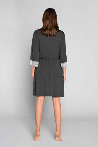 Sonata Albornoz de mujer Moda italiana melange oscuro