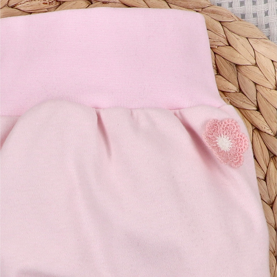 NINI Little Flowers pantalones cortos para bebé 100% algodón orgánico con bordado ABN-5756/JRO