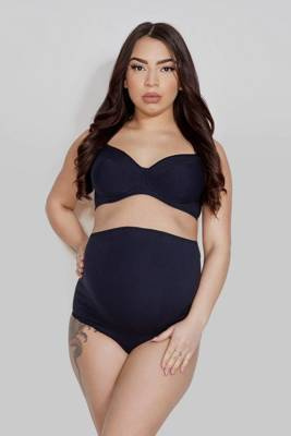 Mama Belly figi ciążowe Mitex navy