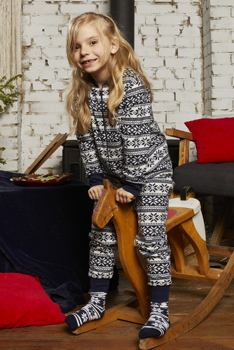 Mono Alaska Niños Italian Fashion - azul marino