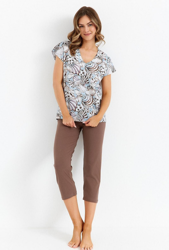 483 Pijama de mujer Cana - azul chocolate