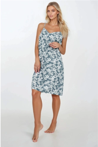 Elegante Camisón de Noche Momenti Per Me- Elegante, Ligero, Verde Mujer