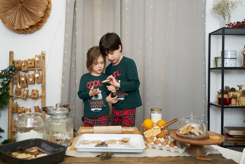 Pijama para niños Tess Italian Fashion - verde/estampado