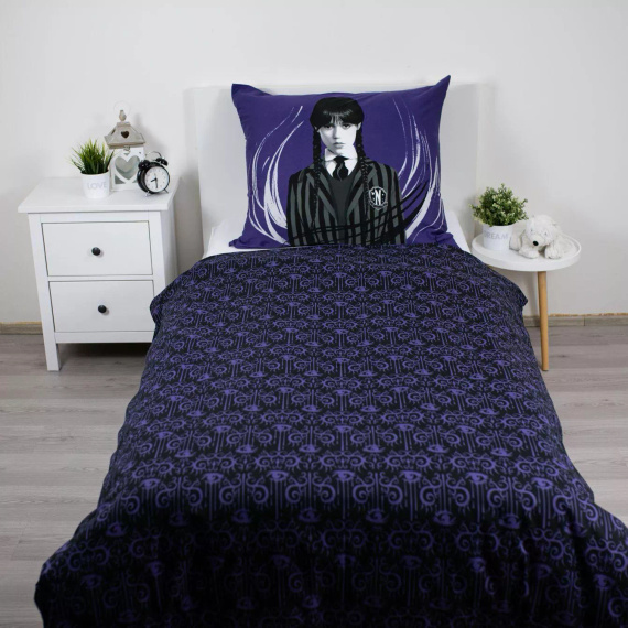 Ropa de cama de algodón Wednesday Handy Thing 140x200 Jerry Fabrics morada