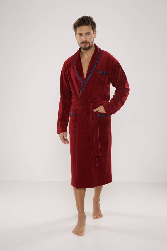 666 Bata de hombre Ronaldo De Lafense - granate