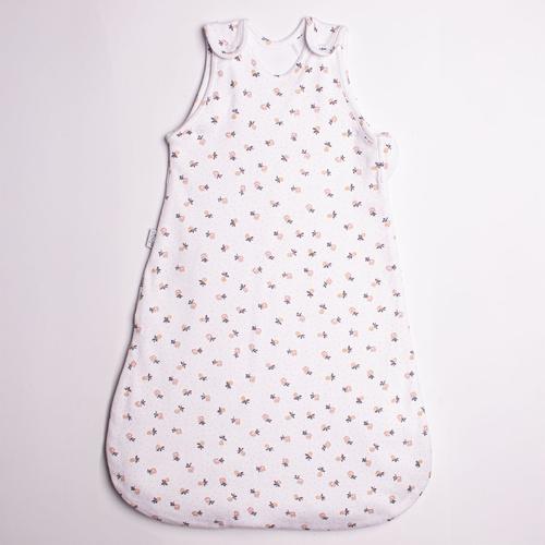 Saco de dormir bebé Nicol 220043 algodón 100% flores 0–9 meses
