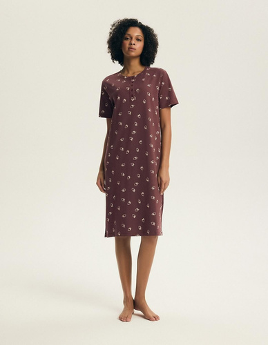 Camisón Henderson Evika 45304 – algodón, estampado fresas